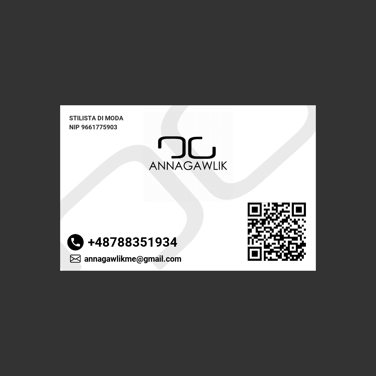 Digital card Anna Gawlik
